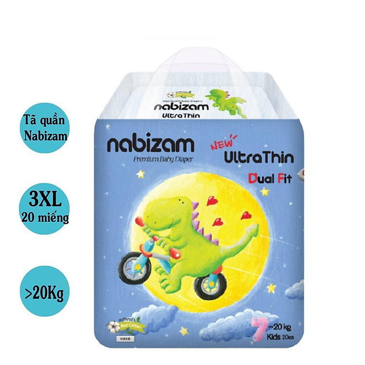 Chọn mua tại Shopee: COMBO 3 Tã Nabizam siêu mỏng, mềm mua giá tốt nhất tại Shop Mall