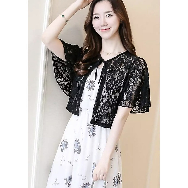 Áo Khoác Ren Lửng