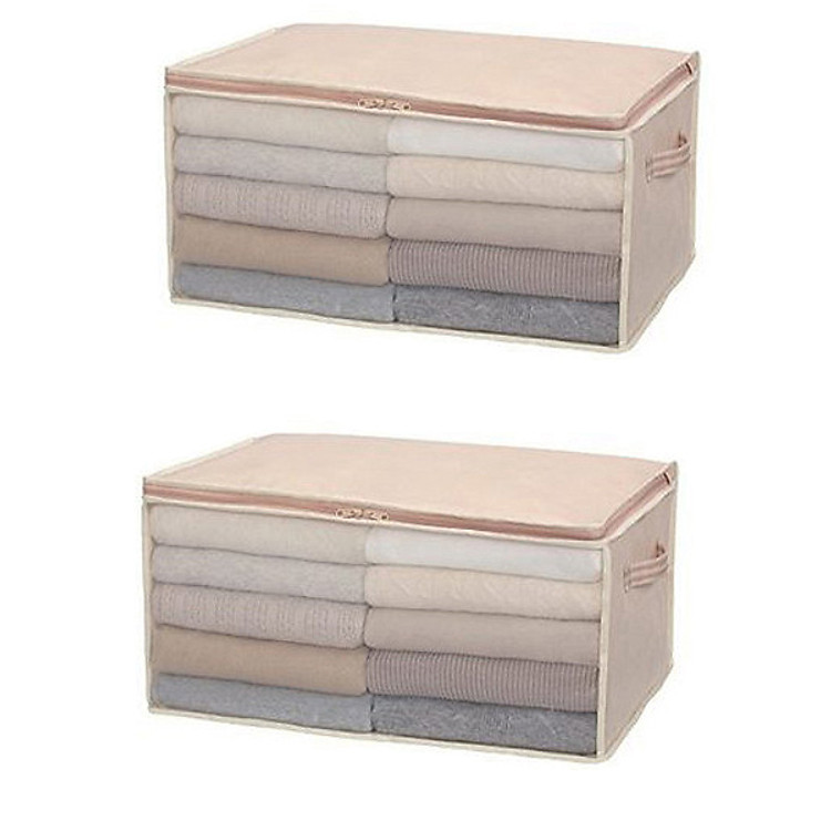 Combo 2 Túi đựng quần áo, chăn mỏng size vừa nội địa Nhật Bản