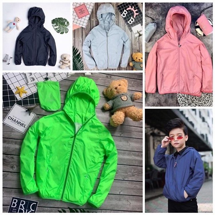 Áo khoác cho bé (18-45kg) - 2 lớp siêu mềm, siêu thoáng mát