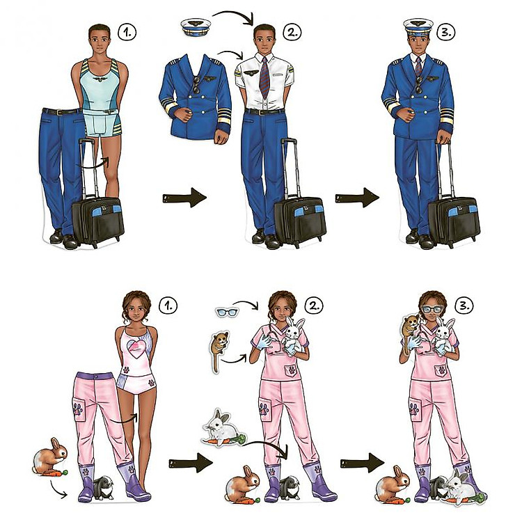 Mua BST Dress Me Up Jobs TOPMODEL TM011402 Chính hãng Ưu đãi - Hình ảnh 4