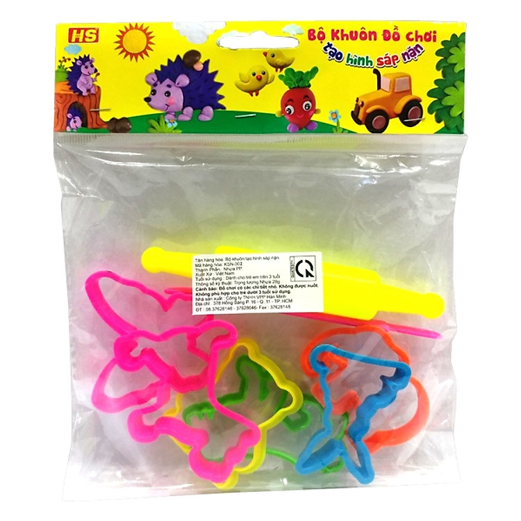 Bộ Khuôn Tạo Hình Sáp Nặn 002-KSN-002