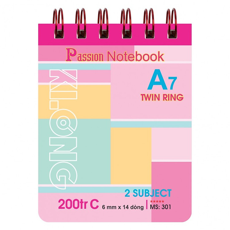 Sổ Lỗ Kép Klong A7 (200 trang) - Ảnh 3
