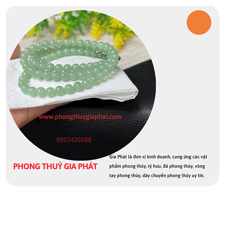 Vòng tay ngọc cẩm thạch|phongthuygiaphat