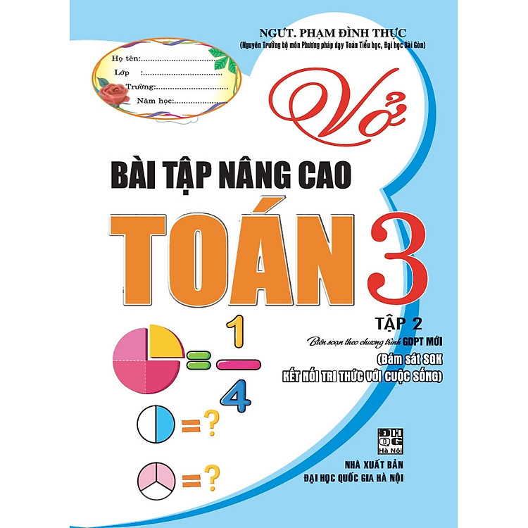 Vở Bài Tập Nâng Cao Toán Lớp 3 – Tập 2 Bám Sát Sách Giáo Khoa Kết Nối Tri Thức Với Cuộc Sống