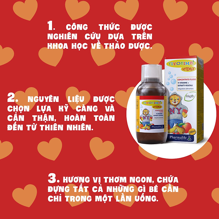 FITOBIMBI VITEMIX: Siro Thảo Dược Cho Trẻ Chất lượng Ưu đãi - Hình ảnh 5