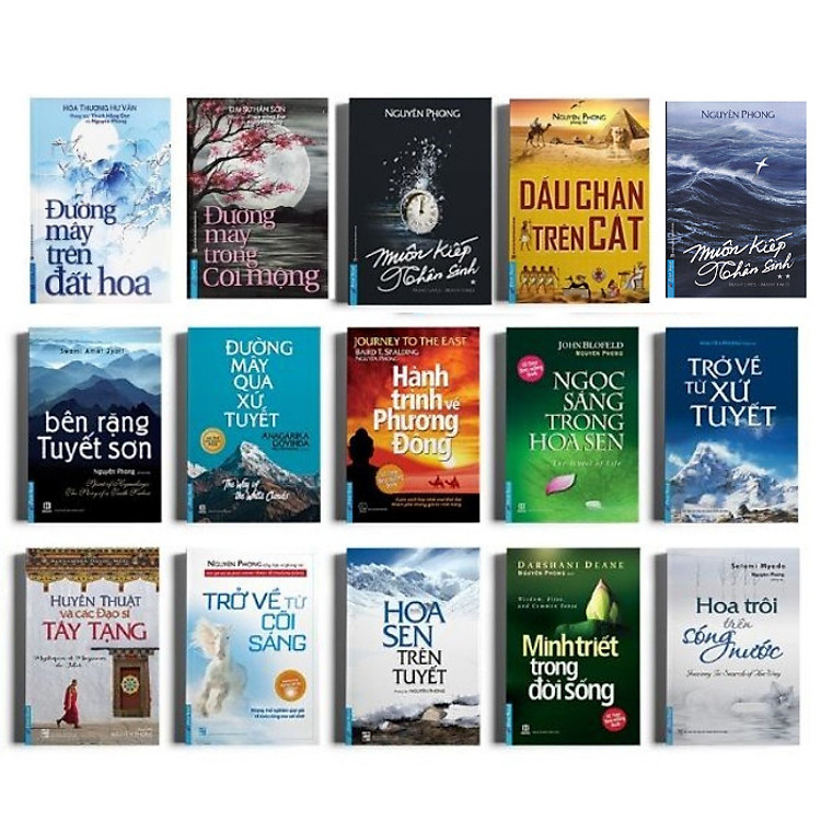 Bộ sách của tác giả Nguyên Phong