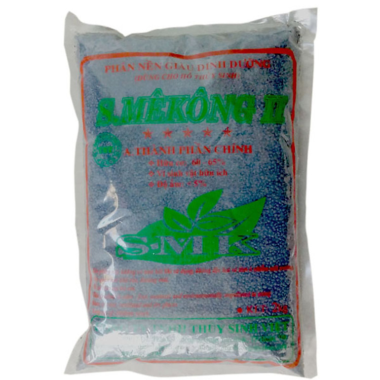 Đất nền thủy sinh SMEKONG II ( 2KG ) loại tốt, giàu dinh dưỡng, giúp cây trồng lớn nhanh, phát triển mạnh ( Nâu). Hàng mới nhất