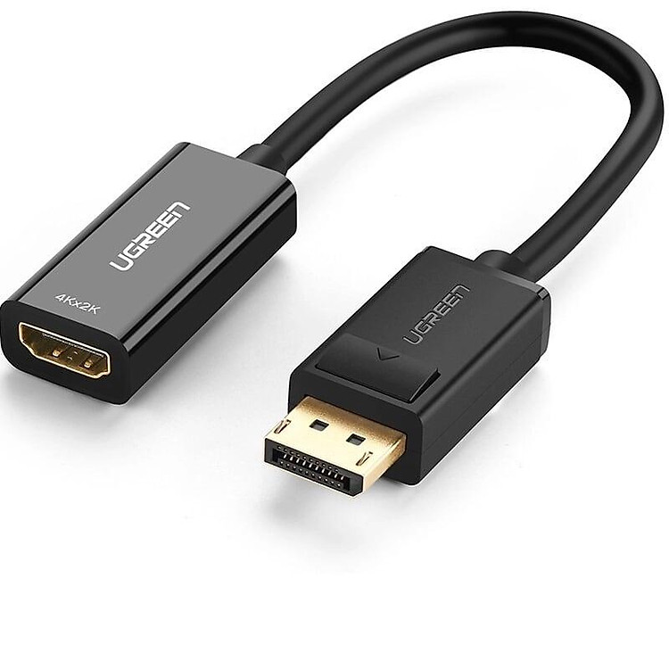 Ugreen UG40363MM137TK Màu Đen Cáp chuyển đổi DisplayPort sang HDMI V1.4 hỗ trợ phân giải 4K 2K - HÀNG CHÍNH HÃNG