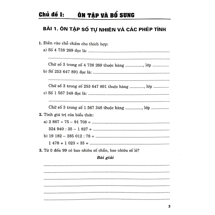 Vở Bài Tập Nâng Cao Toán 5 Tập 1 (Bám Sát SGK Chân Trời Sáng Tạo) - Ảnh 4