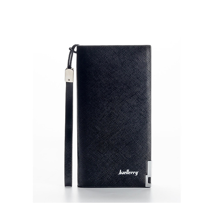 Ví Da Nam, Bóp Da Nam Dáng Dài Cầm Tay Baellerry Kiểu Dáng Châu Âu VDB11 - (Có Tặng Kèm Hộp)