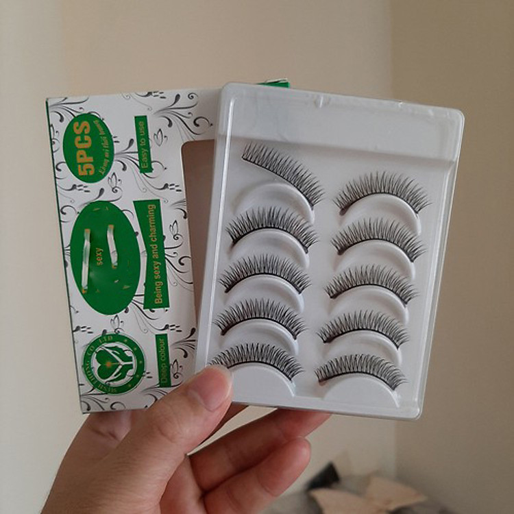 Lông mi giả cực mảnh và mềm - Hộp 5 cặp 108