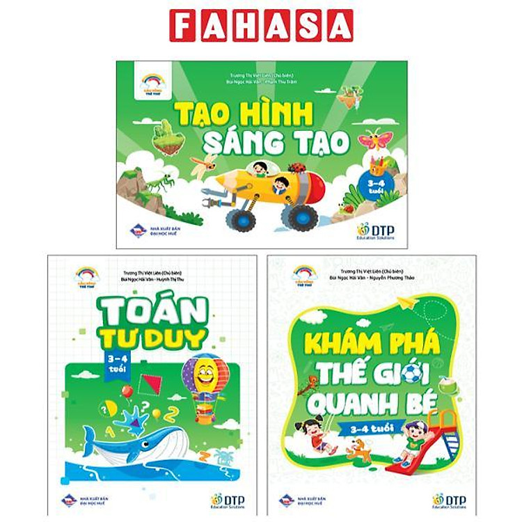 Bộ Sách Cầu Vồng Trẻ Thơ – Dành Cho Trẻ 3-4 Tuổi