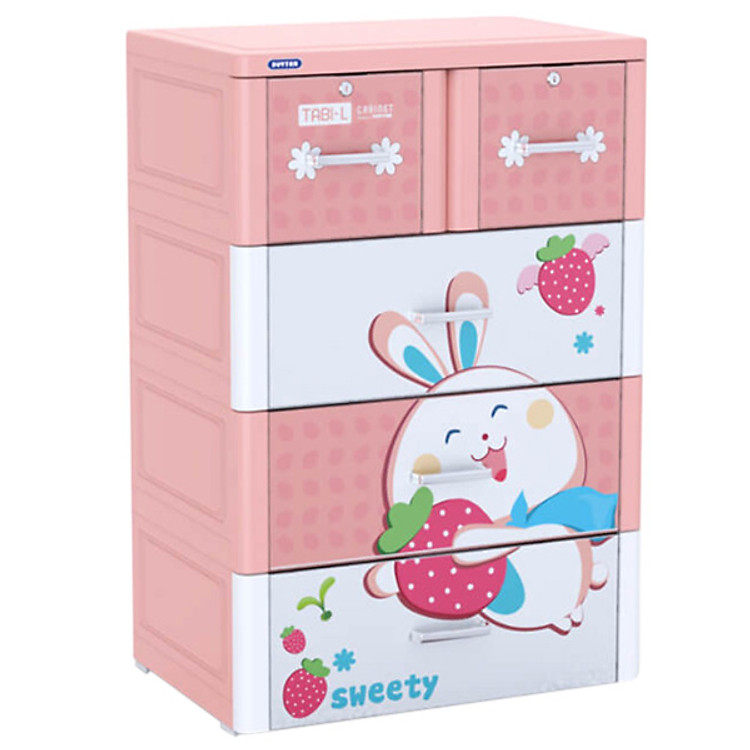 Tủ Tabi-L Duy Tân 4 Ngăn (Họa Tiết Ngẫu Nhiên)
