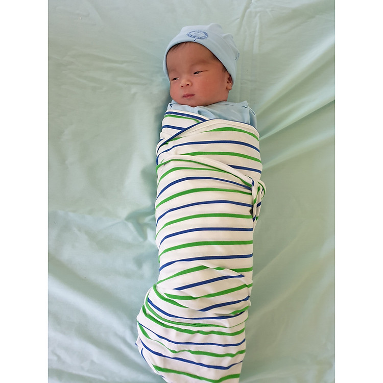 Khăn quấn chũn - Vải cotton thun co giãn 4 chiều- Giúp bé sơ sinh ngủ ngon