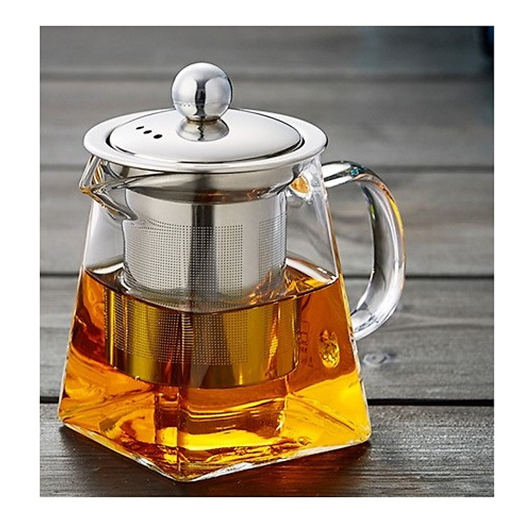 Ấm pha trà thủy tinh chịu nhiệt zeno ATT04 - 450ml