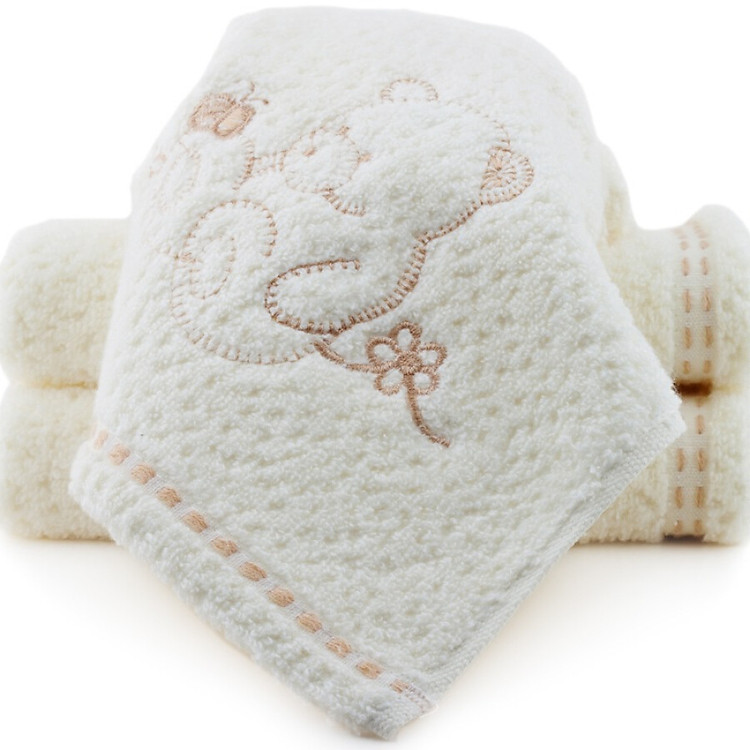 Bộ 3 Khăn Mặt Nhỏ Thêu Hoạt Hình Sanli (26 x 52 cm)