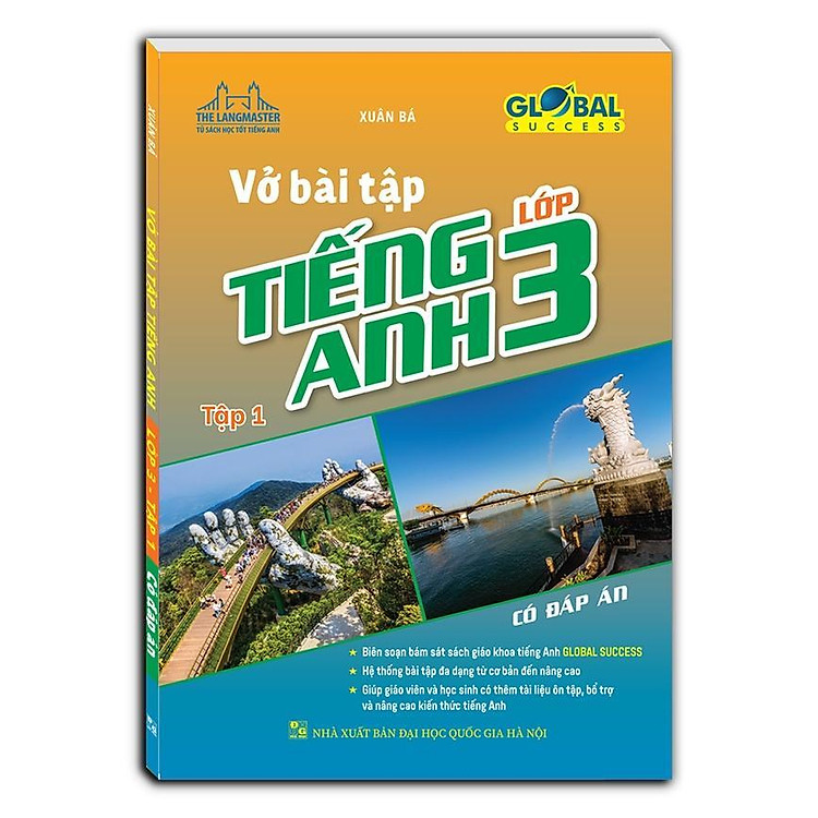 Global Success – Vở Bài Tập Tiếng Anh Lớp 3 – Có Đáp Án (Tập 1)
