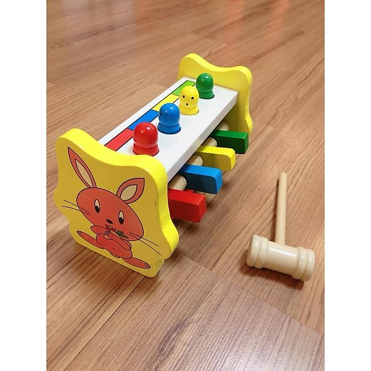 Mua Đồ chơi gỗ đập chuột con thỏ Chính hãng Tiết kiệm - Hình ảnh 2