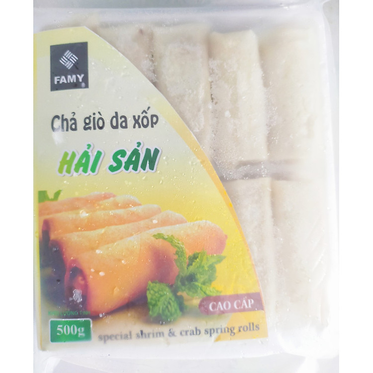 Chả Giò Xốp Hải Sản Cao Cấp 500g - Famy