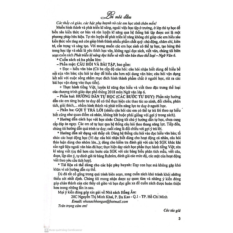 Phát Triển Kĩ Năng Đọc Hiểu Và Viết Văn Bản Theo Thể Loại Ngữ Văn 6 - Ảnh 3