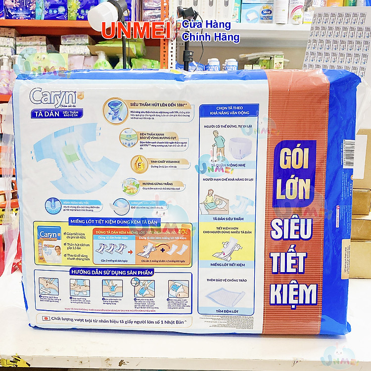 Mua Tã Dán Siêu Thấm Caryn L40 Chính hãng Tiết kiệm - Hình ảnh 2