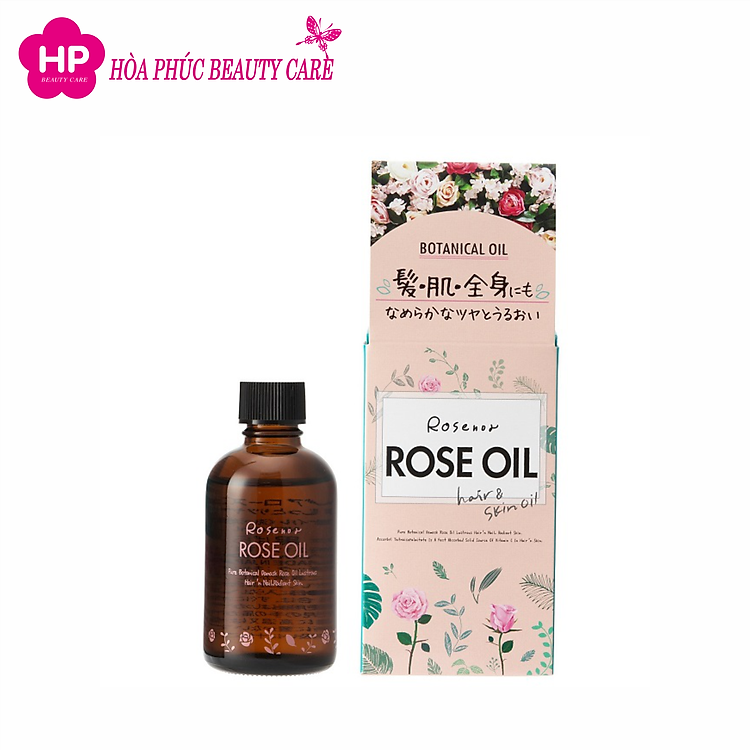 Tinh Dầu Dưỡng Da Và Tóc Chiết Xuất Hoa Hồng Rosenoa Rose Oil 60 mL