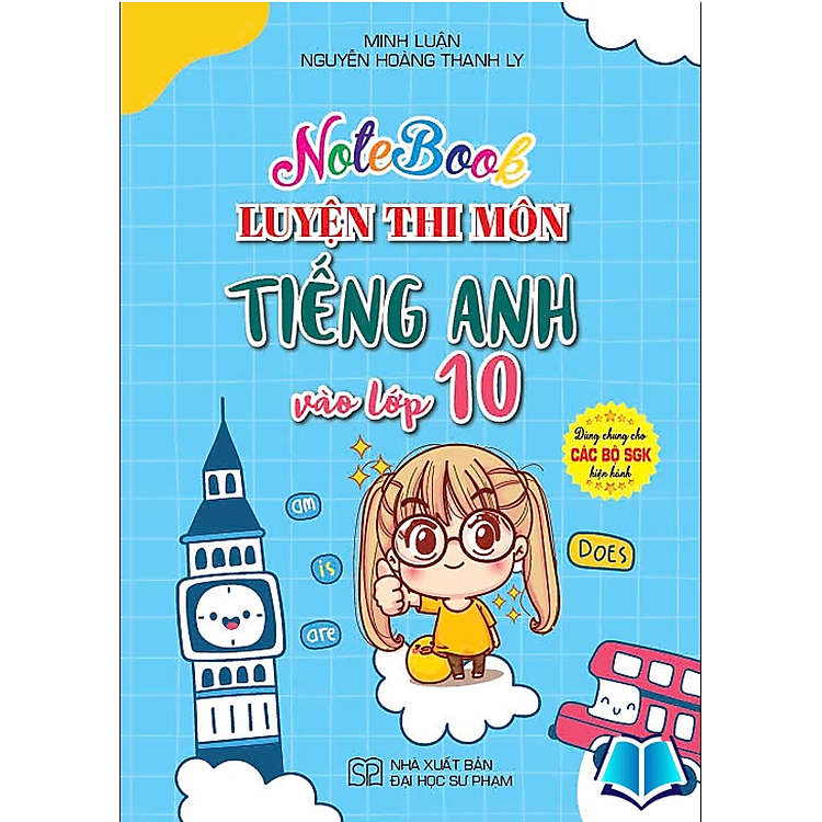 Notebook luyện thi môn tiếng anh vào lớp 10