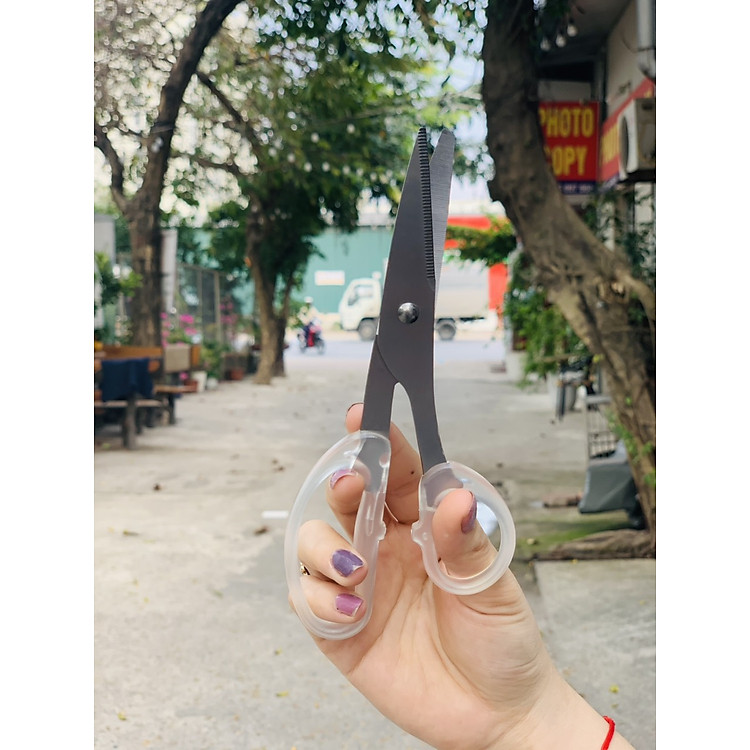 Kéo cắt văn phòng cao cấp Nhật Bản Echo Metal 18cm - Ảnh 3