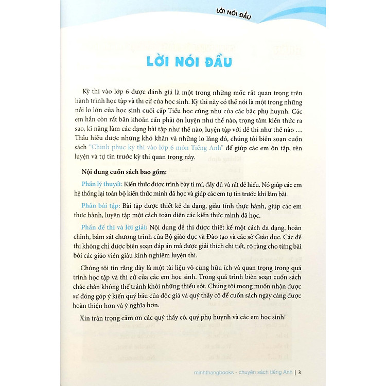 Chinh Phục Kỳ Thi Môn Tiếng Anh Vào Lớp 6 (Có Đáp Án Và Giải Thích Chi Tiết) - Ảnh 5
