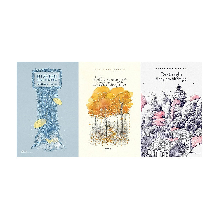 Combo Tôi Vẫn Nghe Tiếng Em Thầm Gọi + Nơi Em Quay Về Có Tôi Đứng Đợi + Em Sẽ Đến Cùng Cơn Mưa (Tái bản)