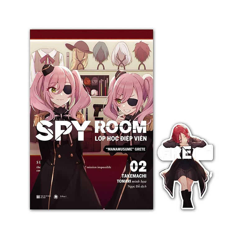 Sách - SPY ROOM – Lớp học điệp viên - Tập 2: Manamusume Grete - Tặng Bookmark