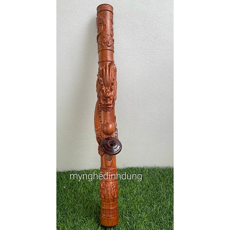 Điếu Cày Hút Thuốc Gỗ Hương Đá (60x7x7cm) - Ảnh 2