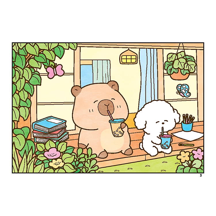 Tô Màu - Nhật Ký Của Capybara - Ảnh 4