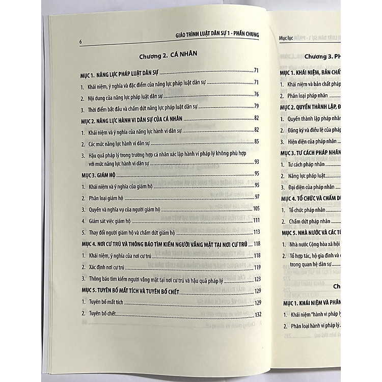 Giáo Trình Luật Dân Sự 1 (Phần Chung) - Ảnh 6