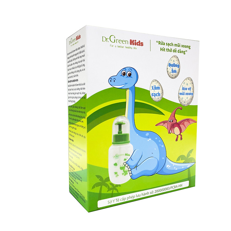Mua Bình rửa mũi Dr.Green Kids 180ml Chính hãng Tiết kiệm - Hình ảnh 2