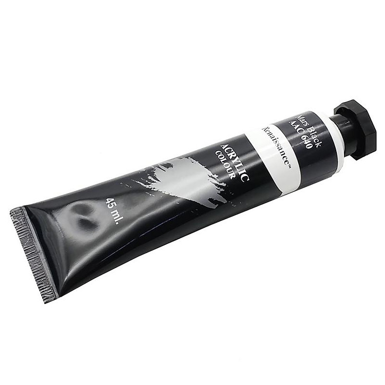 Tuýp Màu Acrylic 45 ml - Renaissance #640 (Mars Black) - Ảnh 4