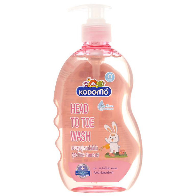 Mua Dầu tắm & gội Kodomo Pink 400ml Chính hãng Tiết kiệm