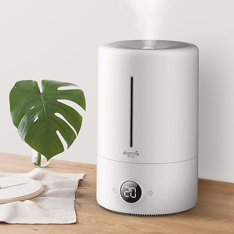 Máy tạo độ ẩm Phòng ngủ gia đình màn hình cảm ứng Deerma DEM-F628A (5L) - Hàng Nhập Khẩu