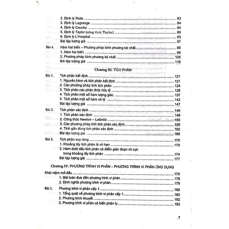 Toán Cao Cấp - Dùng Cho Đào Tạo Bác Sĩ Đa Khoa - Ảnh 6