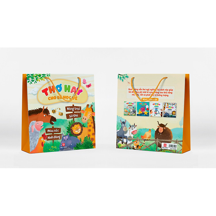 Bộ túi: Thơ hay cho bé học về (4 tập) - Ảnh 4