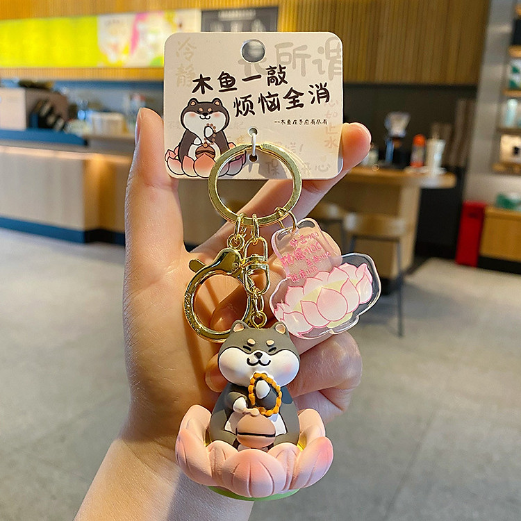 Móc khóa chuột lang nước Capybara Shiba Corgi Gấu Trúc quà tặng móc chìa khóa đeo ba lô cặp táp- Arthouse_ Hàng chính hãng