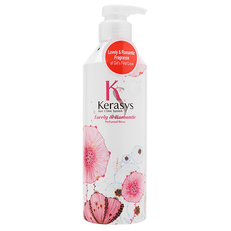 Dầu Xả Nước Hoa Kerasys Salon Perfume Lovely & Romantic Conditioner (600ml)