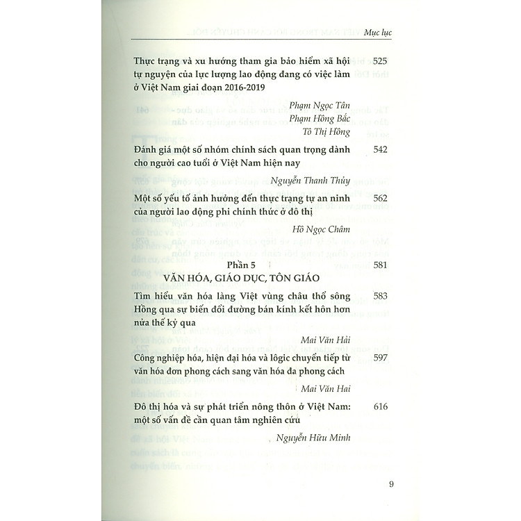 Xã Hội Việt Nam Trong Bối Cảnh Chuyển Đổi - Những Nghiên Cứu Từ Tiếp Cận Xã Hội Khoa Học - Ảnh 7