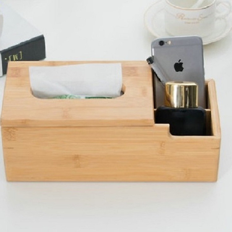 Hộp gỗ đựng giấy nhiều ngăn