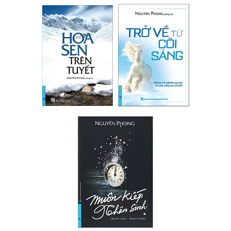 Combo 3 Cuốn Giải Mã Bí Ẩn Tâm Linh: Trở Về Từ Cõi Sáng + Muôn Kiếp Nhân Sinh (Many Lives - Many Times) + Hoa Sen Trên Tuyết (Set 3 Cuốn Sách Tâm Linh Gối Đầu Giường Hay Nhất)