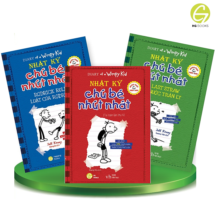 Nhật Ký Chú Bé Nhút Nhát (Tập 1-3) – Bản Song Ngữ