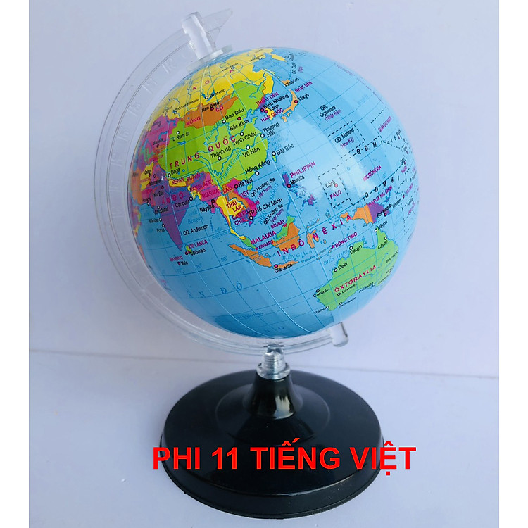 Địa cầu trái đất - giá đỡ nhựa, đế nhựa