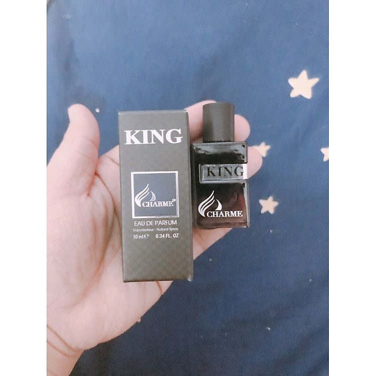 Nước Hoa Nam CHARME KING Hương Gỗ Hương Đầy Lôi Cuốn Dạng Chấm Thử 10ml