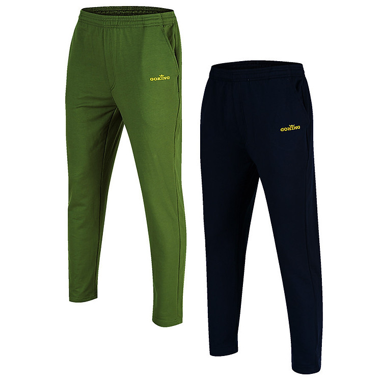 Combo 2 quần thun jogger thể thao nam, lưng thun và dây rút co giãn thoải mái